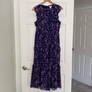 J Crew Factory Tiered Floral Dress